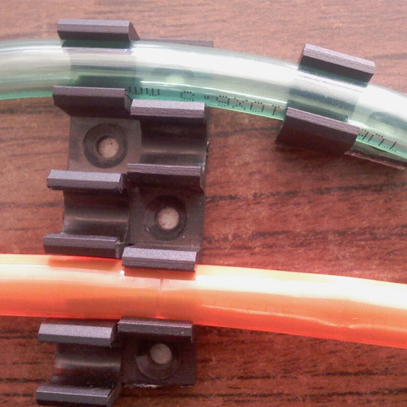 气管卡座/线管排槽/油管卡座/托架TM12-01(10个)塑料