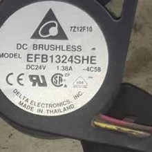 原装台达 EFB1324SHE  12738 12.7CM  24V 1.38A丹佛斯变频器风扇