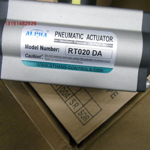 全新原装正品RT020DA气动阀执行器ALPHA原装RT020DA 实物图