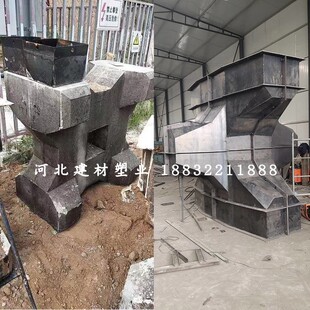 四脚空心方块防浪石模具四角x椎体消浪块模板扭王字块缓冲石铁模