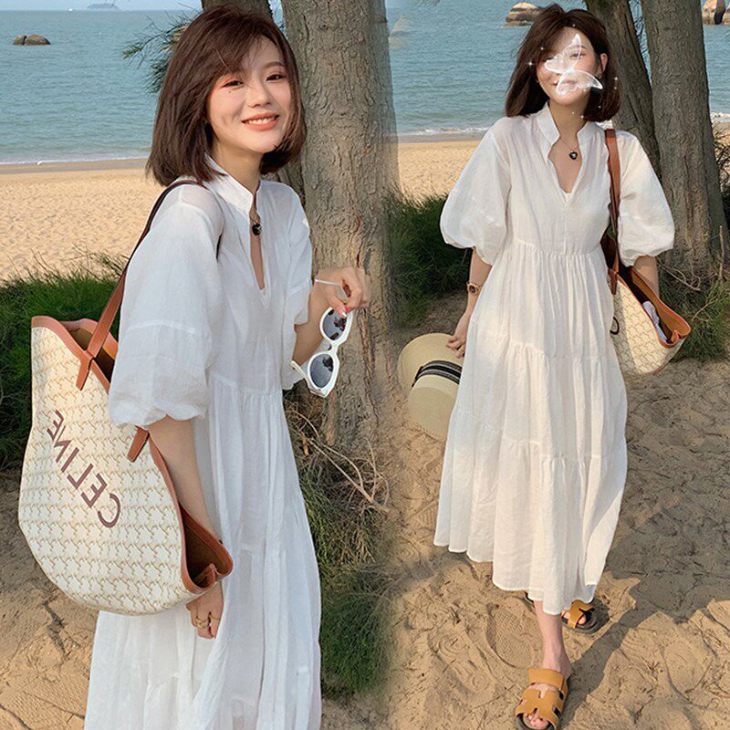 孕妇夏装连衣裙时尚款高级感套装2025新款大码上衣遮孕肚夏季裙子