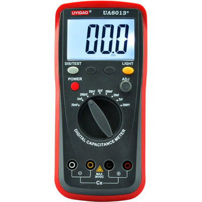 包邮 优仪UA6013+精度数字电容表电容表 9档量程 200pF-20mF