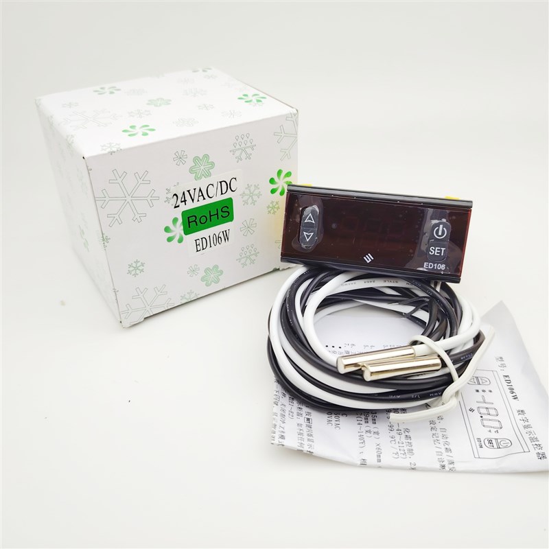 ED106W冷冻l冷藏汽车12V -24VAC/CD电子显示温控器直流温度控制器