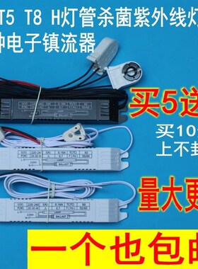 T8荧日光灯管20W30W36W40W磁导体电子安定器整流紫外线灯杀菌灯箱