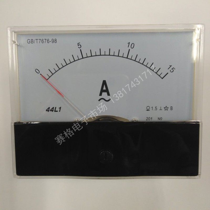 44L1 1A 2A 3A 5A 10A 15A 20A 30A50A 交流指针式 电流表 AC安培
