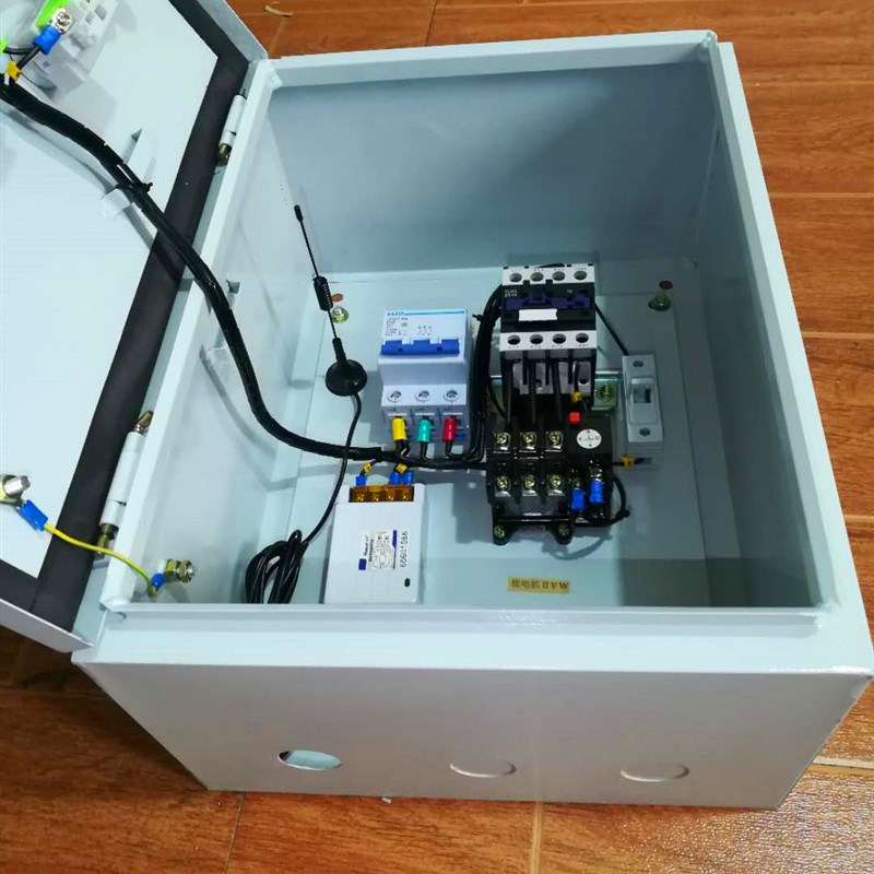380v三相5.5KW7.5KW水泵电机遥控开关远程无线遥控器5000米控制箱