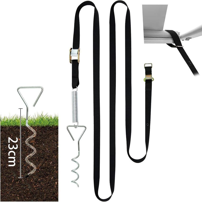 固定螺旋地钉帐篷固定户外大型蹦蹦床栓狗钉宠物螺旋固定桩现货