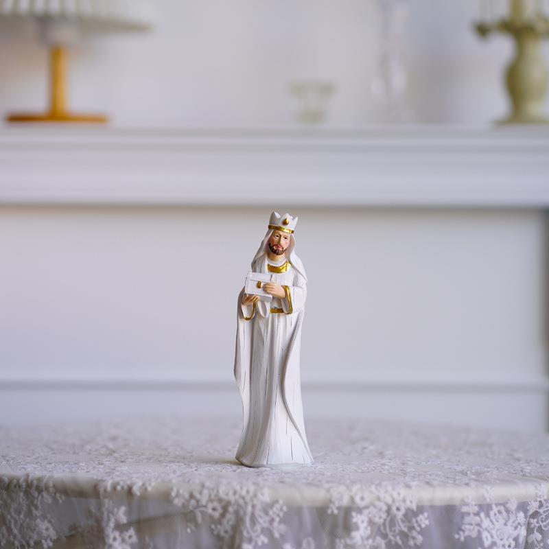 新款圣诞马槽降生组摆件创意家居书房橱窗装饰用品树脂工艺品摆设