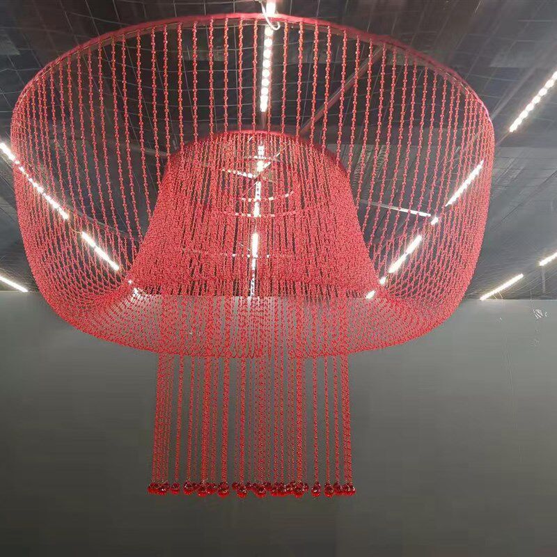 新款仿水晶压克力珠帘婚庆路引A婚礼悬吊式天花板挂件道具水晶梦