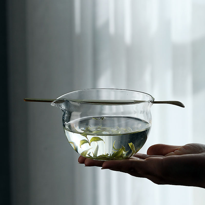 透明泡茶器玻璃公道杯r红茶茶碗盖碗日式耐热功夫茶壶绿茶茶具