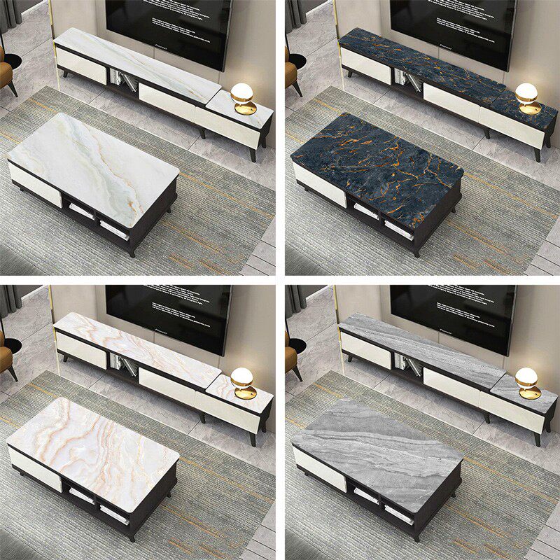 茶几桌垫2021新款仿大理石软塑料玻璃pvc桌布防水防油免洗餐桌垫