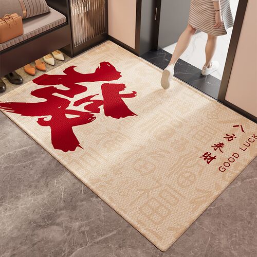 入户门地垫大门口进门p地毯新款防摔定制门垫玄关耐脏除尘防滑脚
