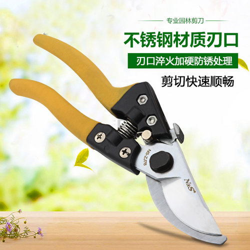 南狮园艺花剪修枝剪花艺剪刀园林家用盆景修花枝剪多功能工具剪子