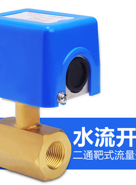 伊莱科水流开关二通靶式流量控制器开关LKB-01D流量计4分6分1寸