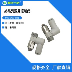 06A控制阀 SMC型接头节流阀AS1301F 04A