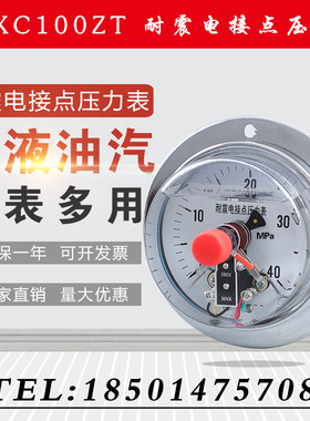 上海正宝 杭州东亚 YNXC100ZT轴向耐震电接点压力表 24 220v 50va