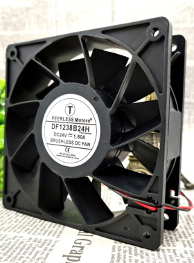 原装 PEERLESS DF1238B24H DC24V 1.60A 12cm 变频器 大风量 风扇