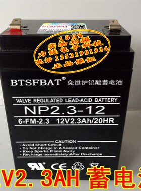 北京狮岛 壁挂 消防主机电池 JB-QB-SD2206火灾报警控制器蓄电池