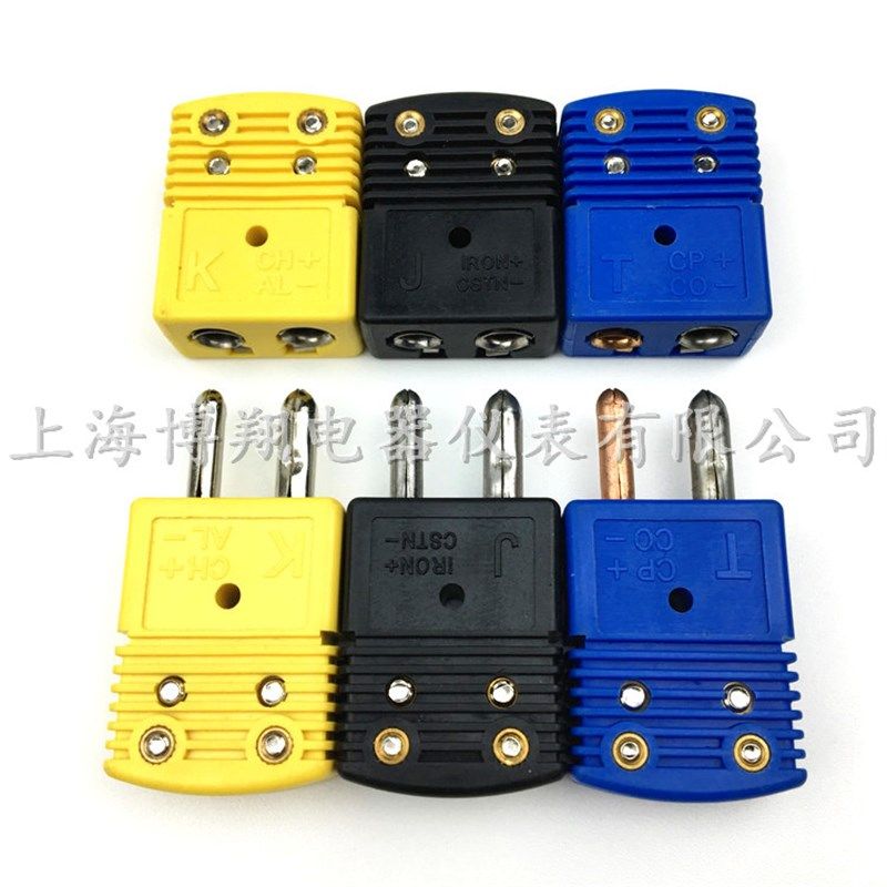 欧米伽热电偶公插头母座K型连接器OSTW-Ki/K/J/T/N/E/RS/B/C-M/F