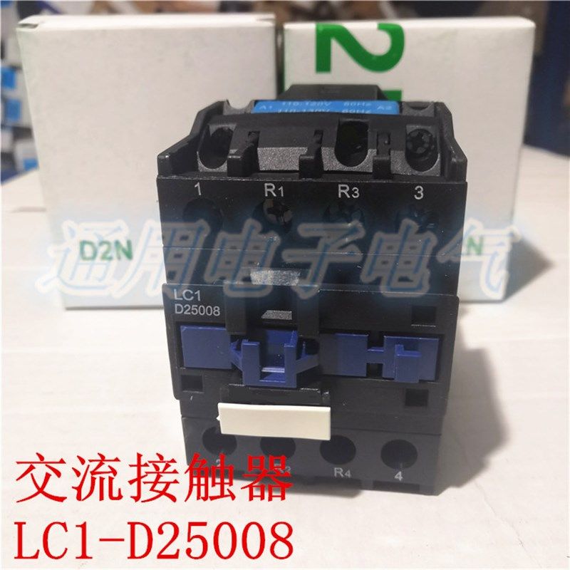 交流接触器  LC1-D25008 四极接触器AC24V  110V 220V 380V银触点