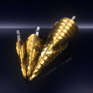 六角柄阶梯钻头螺旋状台阶钻宝塔钻头扩孔器钢板铁板铝板钻孔4-32