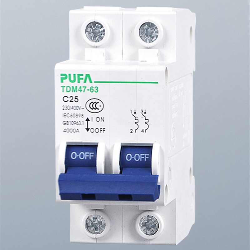 TDM47-63空气开关1P2P3PC6C10C16C25C32C40C63C20A小型交流断路器