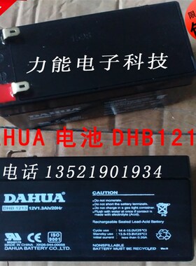 DAHUA大华 DHB1213 6-FM-1.3 12V1.3AH/20Hr蓄电池 电梯电池 电瓶