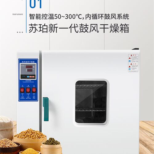 实验室小型干燥箱 电热鼓风恒温干燥箱101 202型不锈钢内胆烘干箱