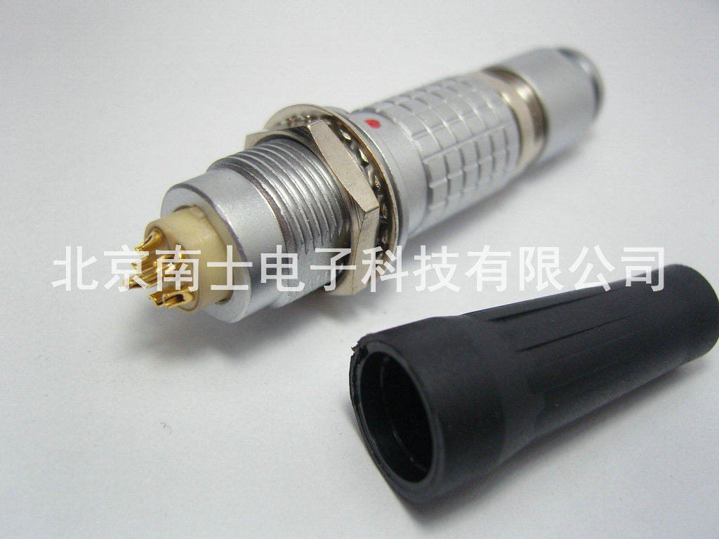 推拉自锁航空插头插座FGG EGG 2B-6芯精密医疗设备接头圆形连接器