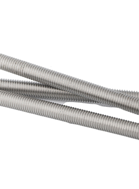 201/304/316不锈钢1米螺纹丝杆通丝牙条M22M24M27M30M33M36--M45m