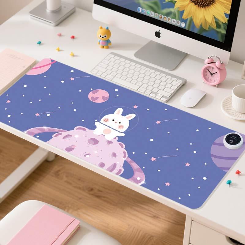 加热鼠标垫超大发热办公室电脑学生电热台板取暖神器桌面保暖桌垫