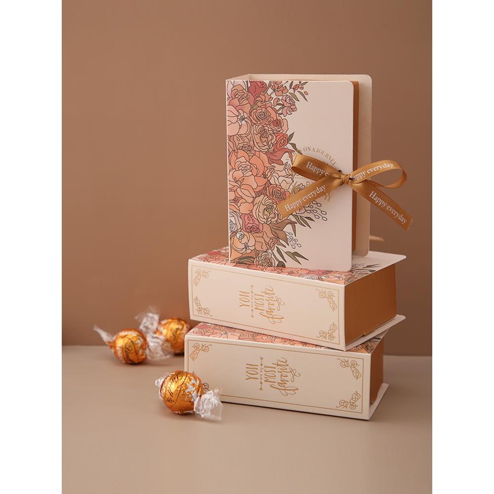 创意书本糖果盒子INS风伴手婚礼糖盒礼物包装纸盒结婚喜糖礼盒装