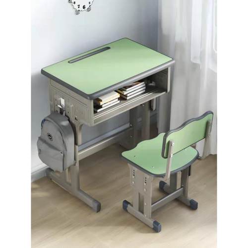 中小学生课桌椅补习班写字课桌辅导培训班桌学习桌家用书桌套装