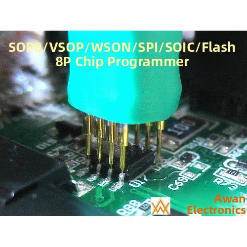 燃烧测试芯片测试探针弹簧引脚间距1.27mm Sop8/Vsop8/Sop16