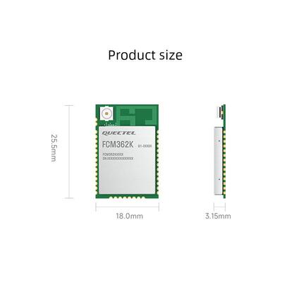 移远FCM362K物联网2.4G/5G双频wifi6模块AIC8800M40B芯片LCC封装