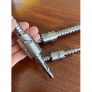 升降滚珠丝杆螺母套装1204直筒手摇丝杠滑台模组TBI螺杆换向器