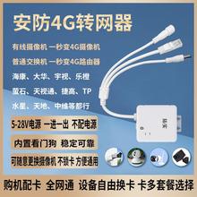 拓实插卡4g无线路由器4g转网器自由换卡4g模块室外防水有线监控器