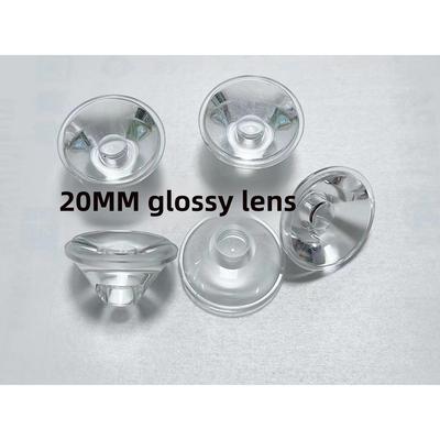 20MM 5/30/60/120度大功率LED光面透镜/灯珠配件/1W3WLED灯罩灯杯