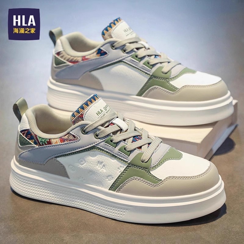 HLA/海澜之家官方旗舰板鞋男