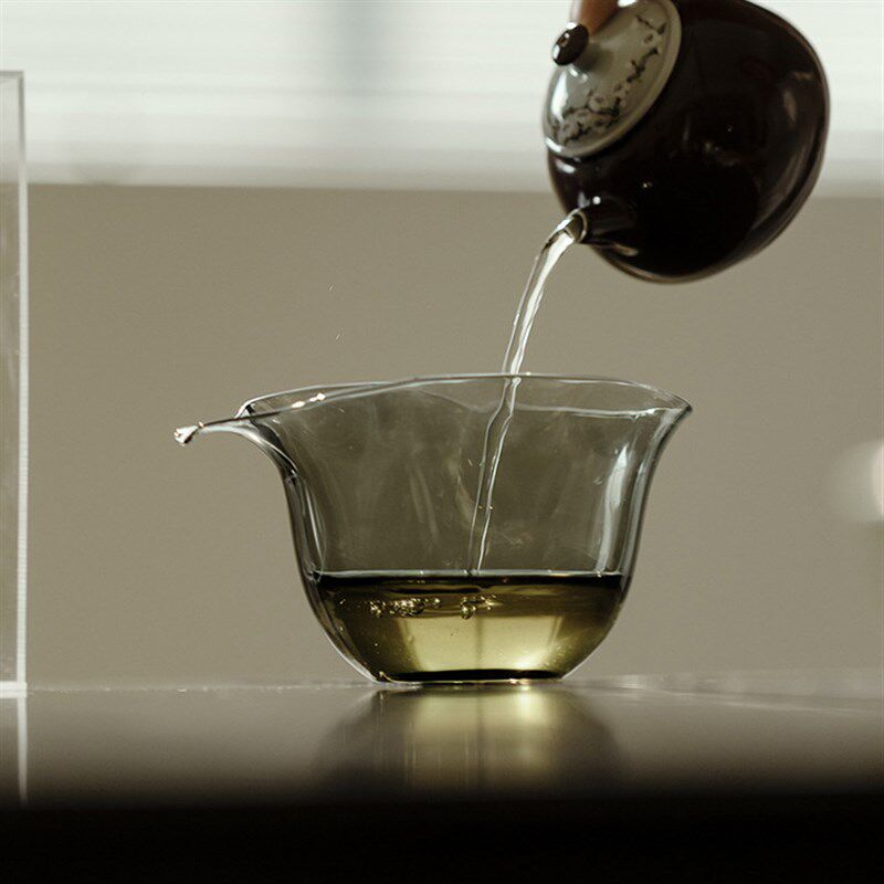 玻璃公道杯葫芦p形匀杯家用茶道配件公杯分茶器