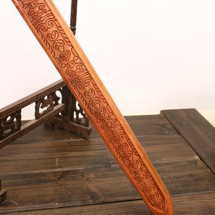 桃木剑轩辕剑古剑五雷剑木雕挂C件新居老宅商铺开业办公室摆件