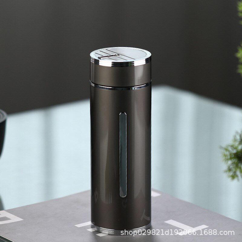 紫砂保温杯男士款j商务泡茶办公杯带滤网紫砂内胆茶杯水杯礼品刻