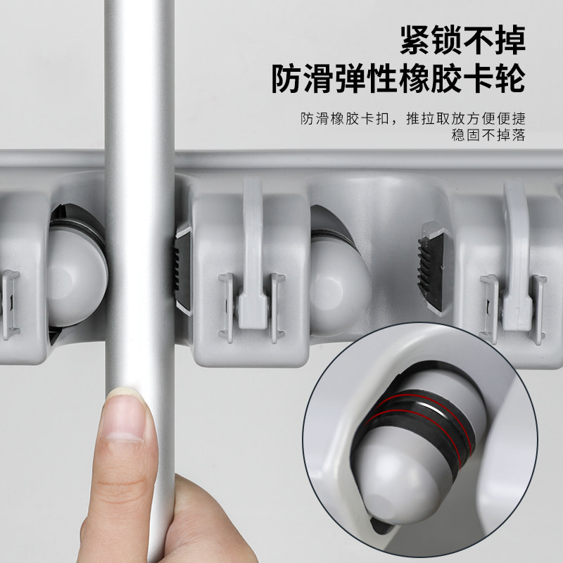 移动拖把架扫把架子置物架落地式不锈钢商M用放清洁卫生工具收纳