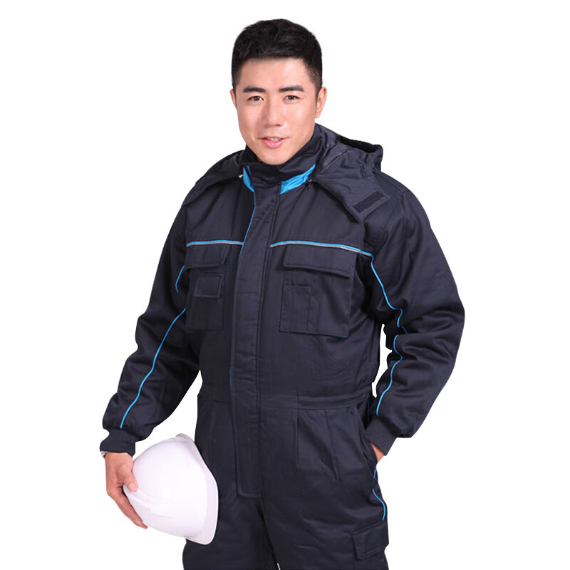 连身耐低温工作服户外保暖连身工装连身O服冷藏库防寒防冻服