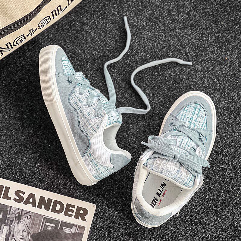 滑板鞋美式高街潮流面包鞋男款A 秋冬新款红色鞋子百搭高级感女