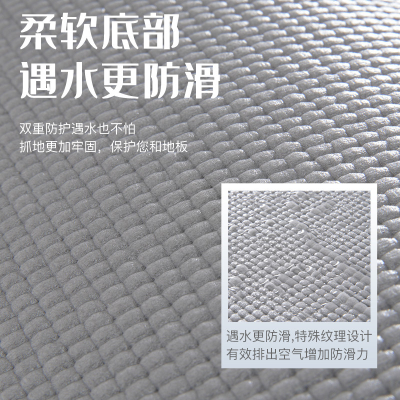 厨房地垫防滑防油可擦免洗地毯家用门口防水脚垫耐脏门垫满铺垫子