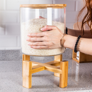装米桶家用储米箱防虫防潮密封玻璃米箱密M封桶米缸面桶面粉收纳