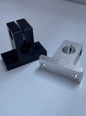 直线光轴立式承导轨道滑块动杆光杆固定支架法兰轴承支座SK151718