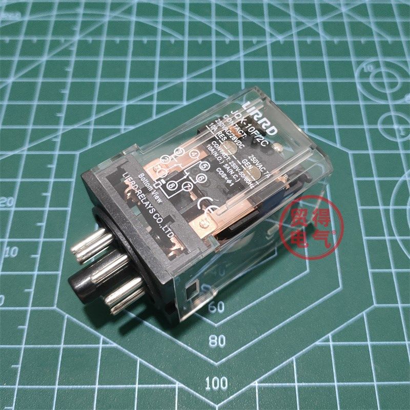 JQX-10F/3C 2C利尔德LIRRD中间继电器 24VDC 3组转换11脚5A250VAC