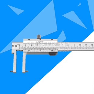 恒量内沟槽游标卡尺12-150 200刀头卡槽刻线尺尖头测内孔游标卡尺
